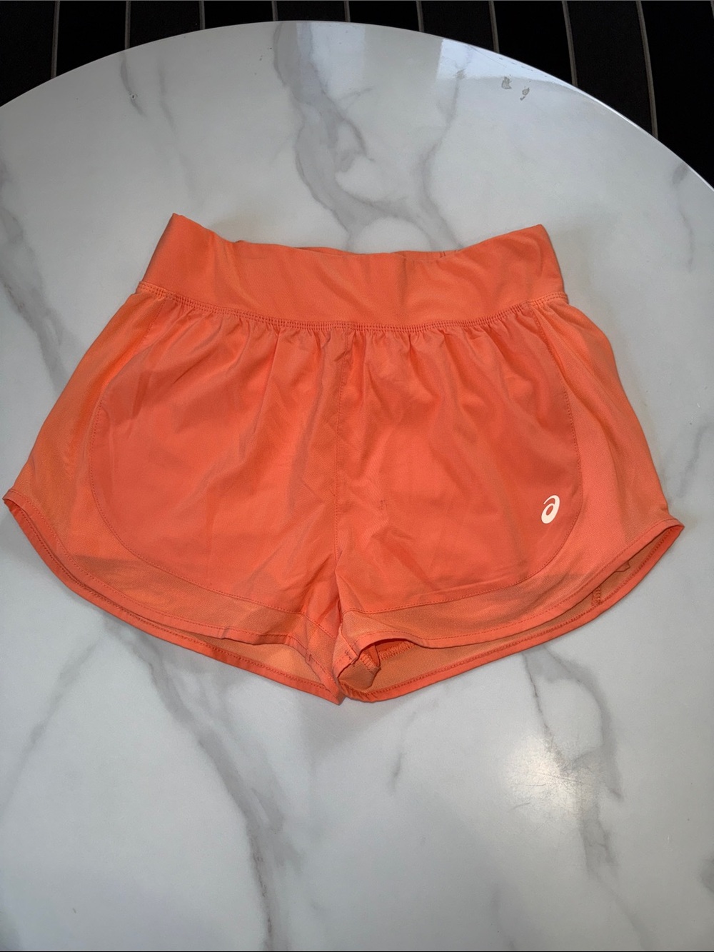 Asics Coral Orange Women's Athletic Running Shorts